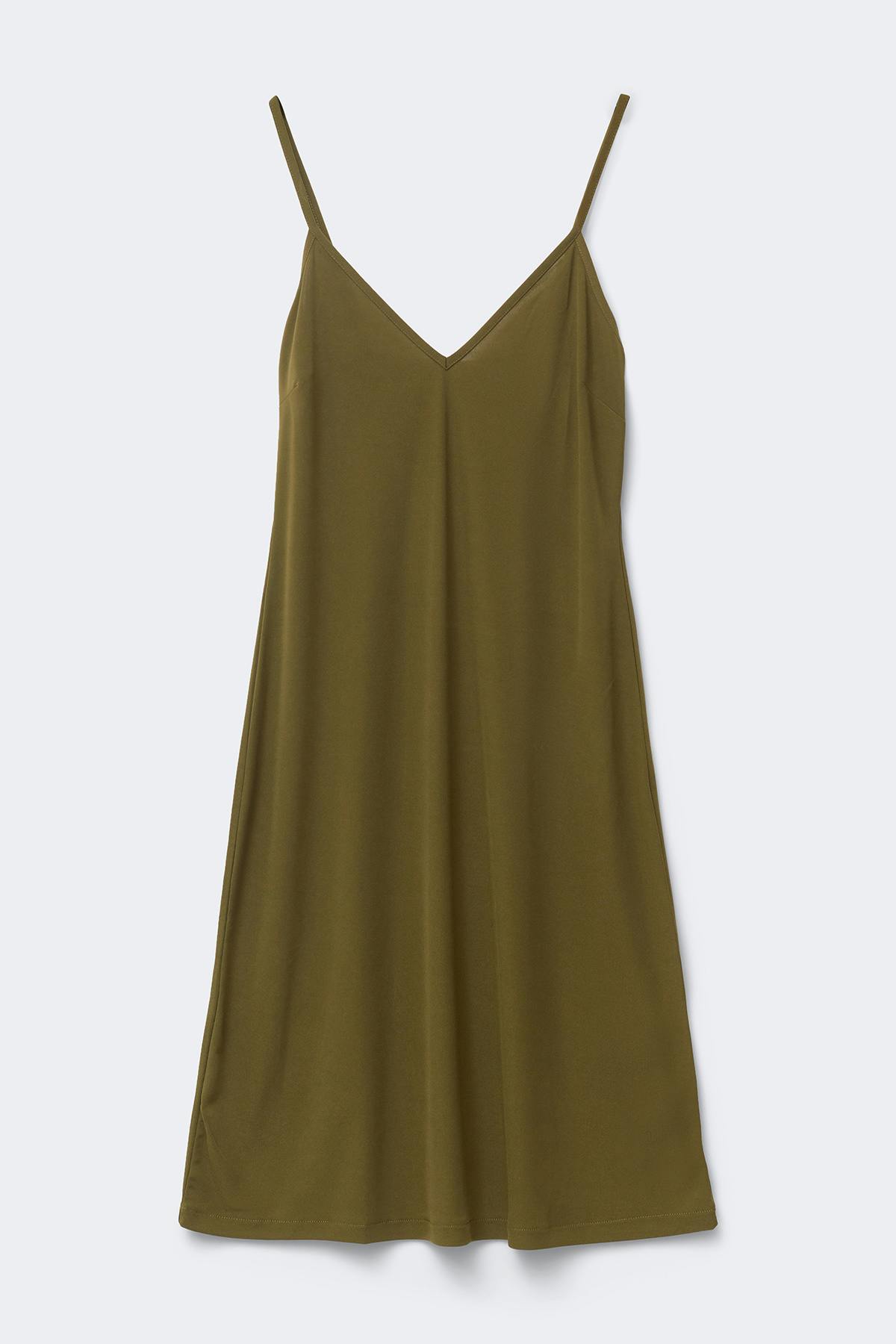 90s slip dress - Brook green