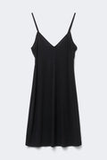 90s slip dress - Noir