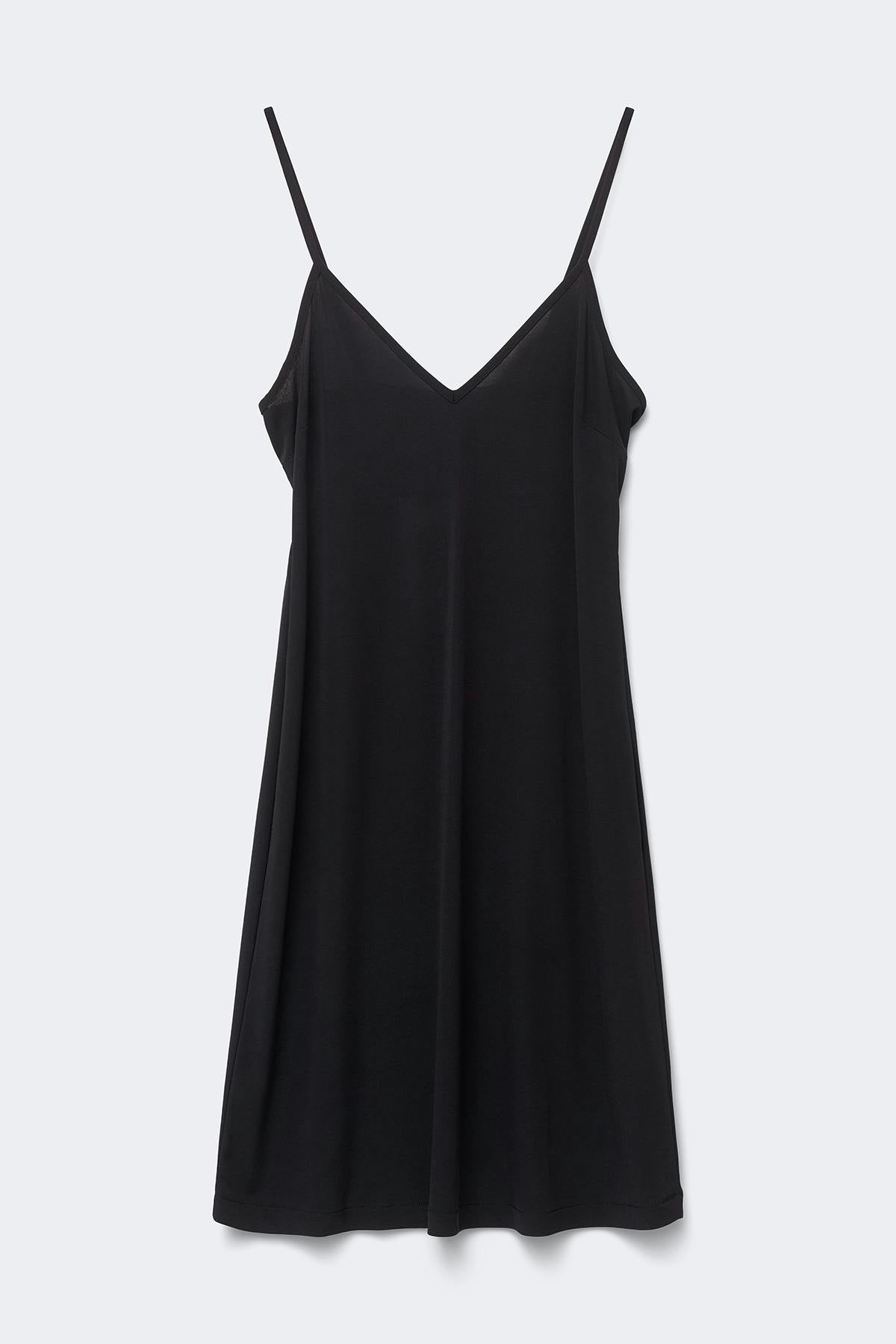 90s slip dress - Noir