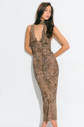 Scarf midaxi dress - Leo