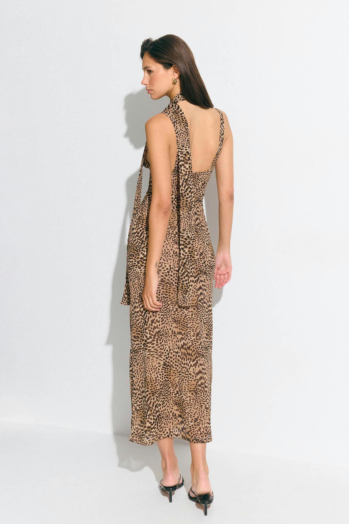 Scarf midaxi dress - Leo