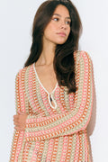 Multi colour maxi dress - Multi pastel