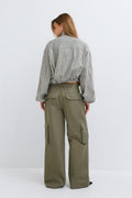 Cargo trousers - Khaki green
