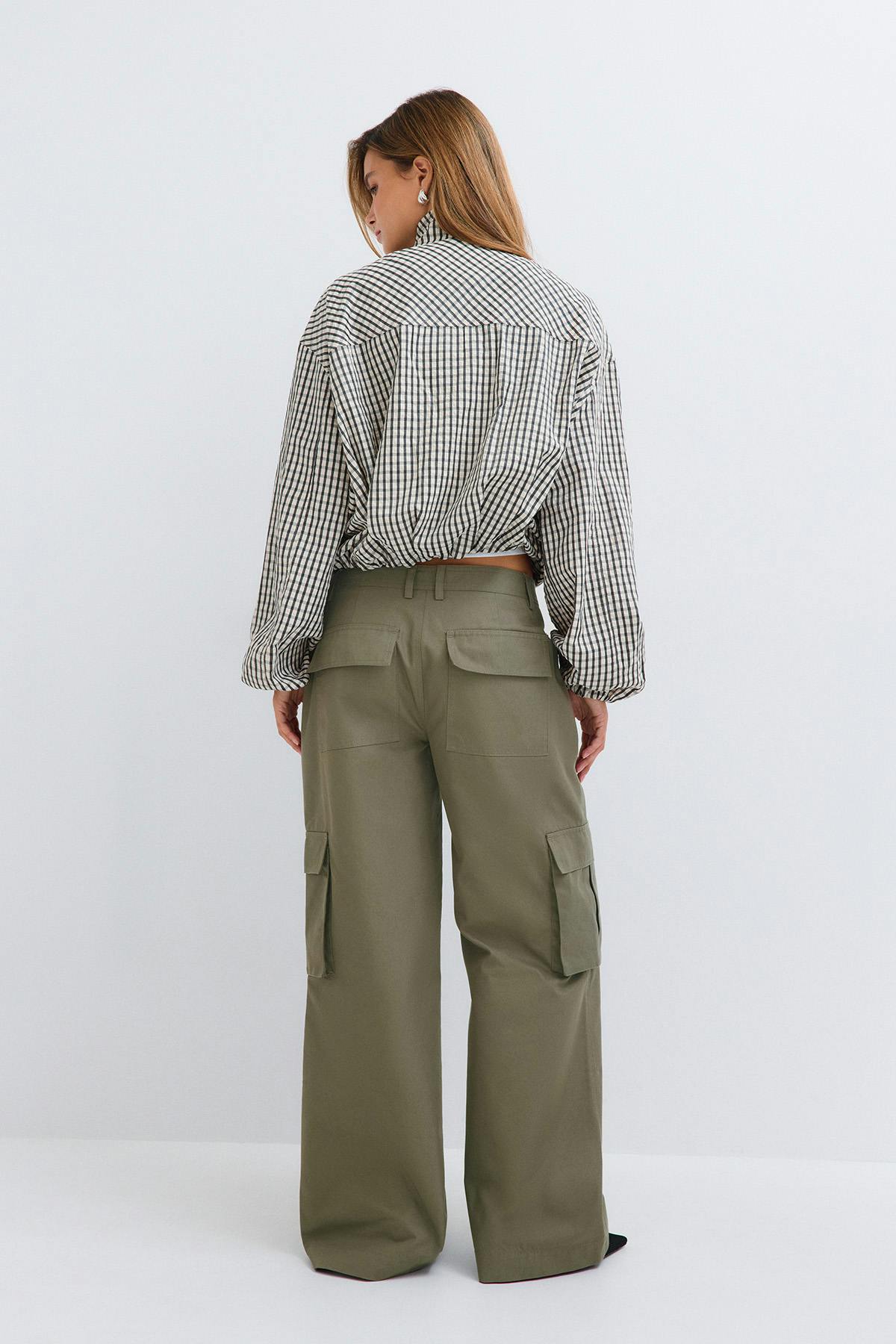 Cargo trousers - Khaki green
