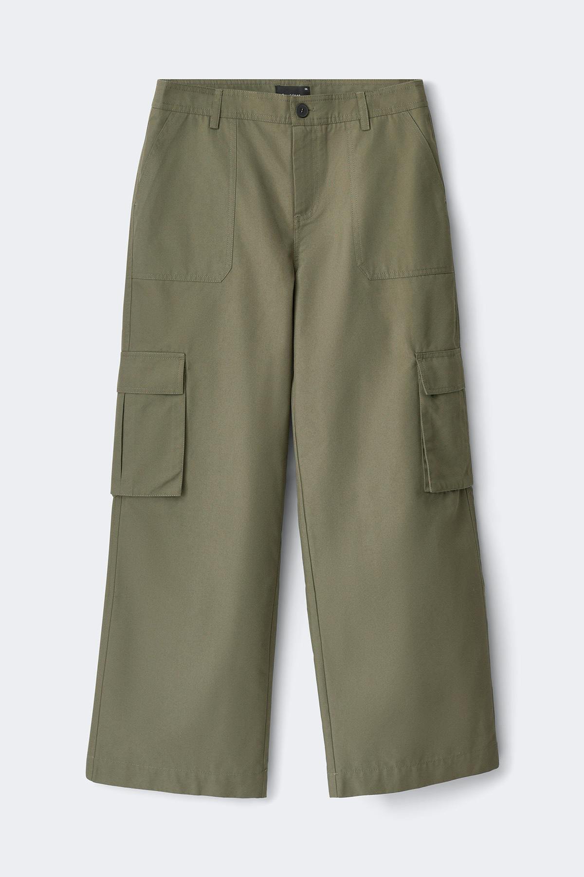 Cargo trousers - Khaki green