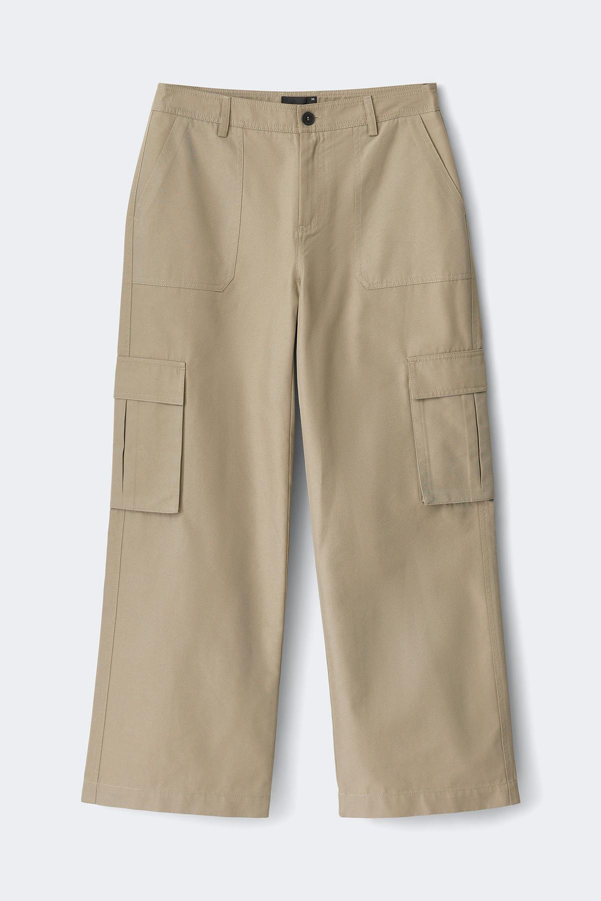 Cargo trousers - Taupe