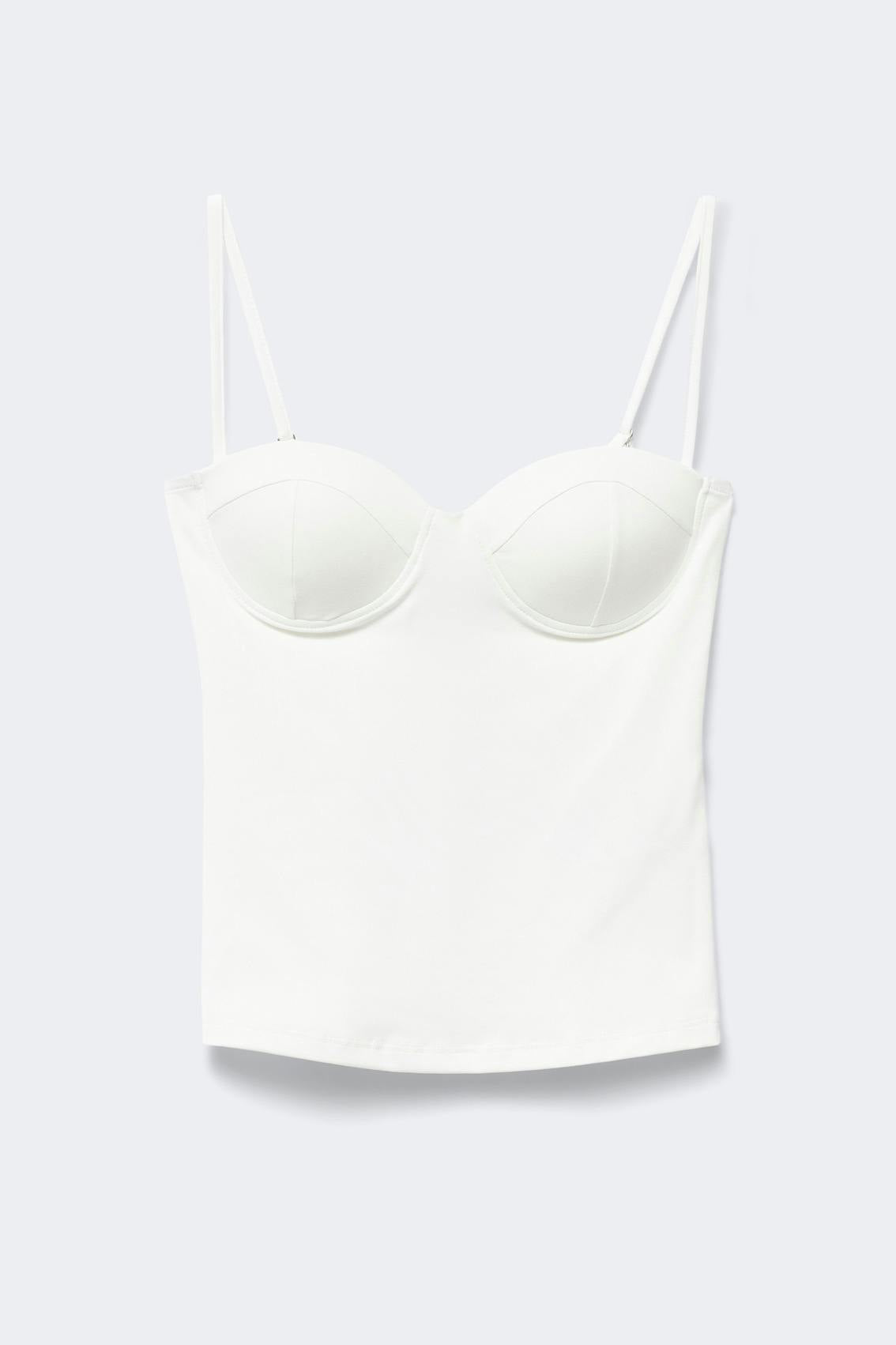 14+ bustier singlet - Navy blazer