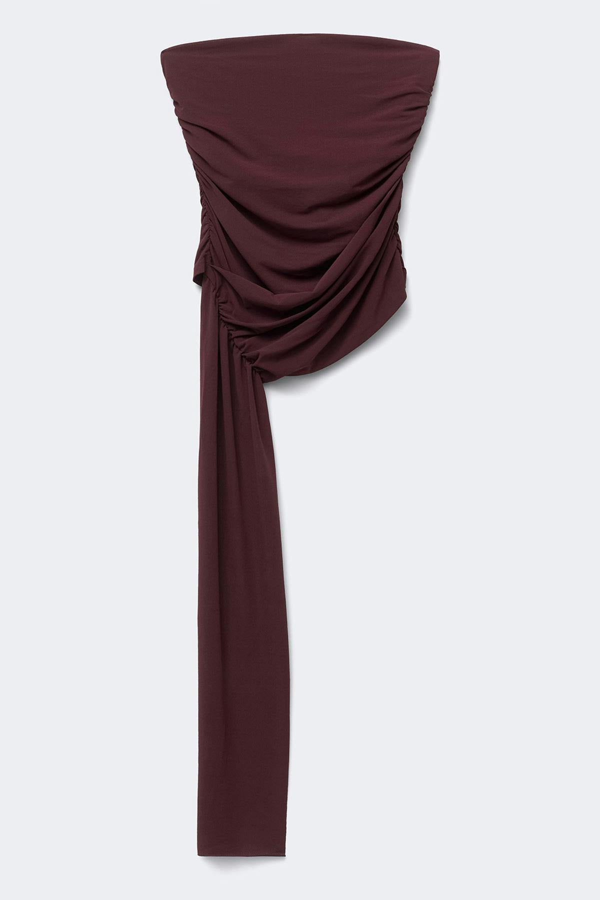Ruched top - Decadent chocolate