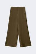 Glow tall satin trousers - Taupe grey
