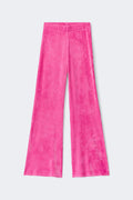 14+ velour folded trousers - Rose