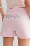 Y sweat shorts - Ballet slipper
