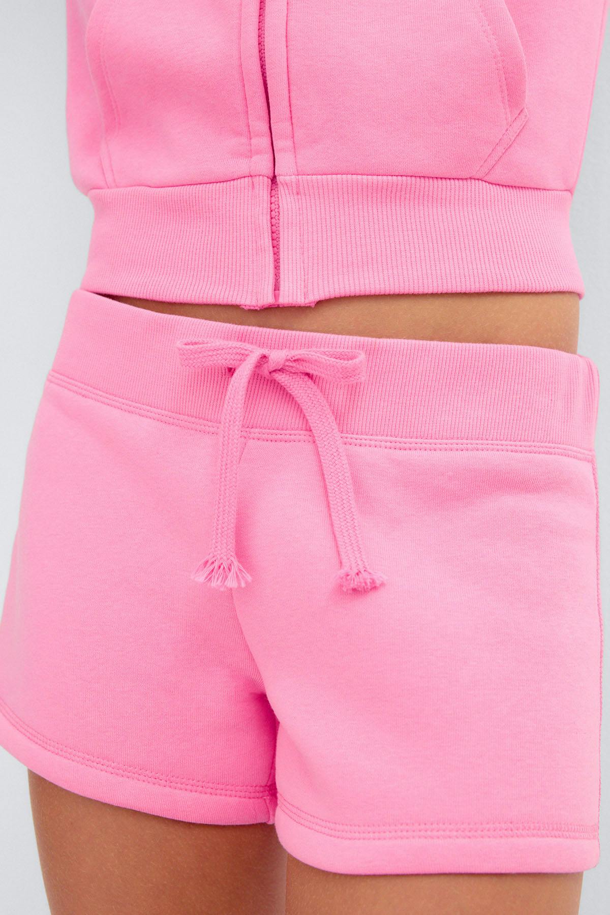 Y sweat shorts - Pink/cherie