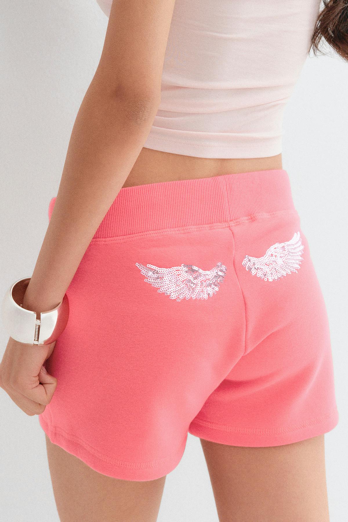 Y sweat shorts - Corail