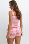 14+ folded stripe shorts - Stripe