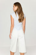 Wrap shirt - Khaki stripe