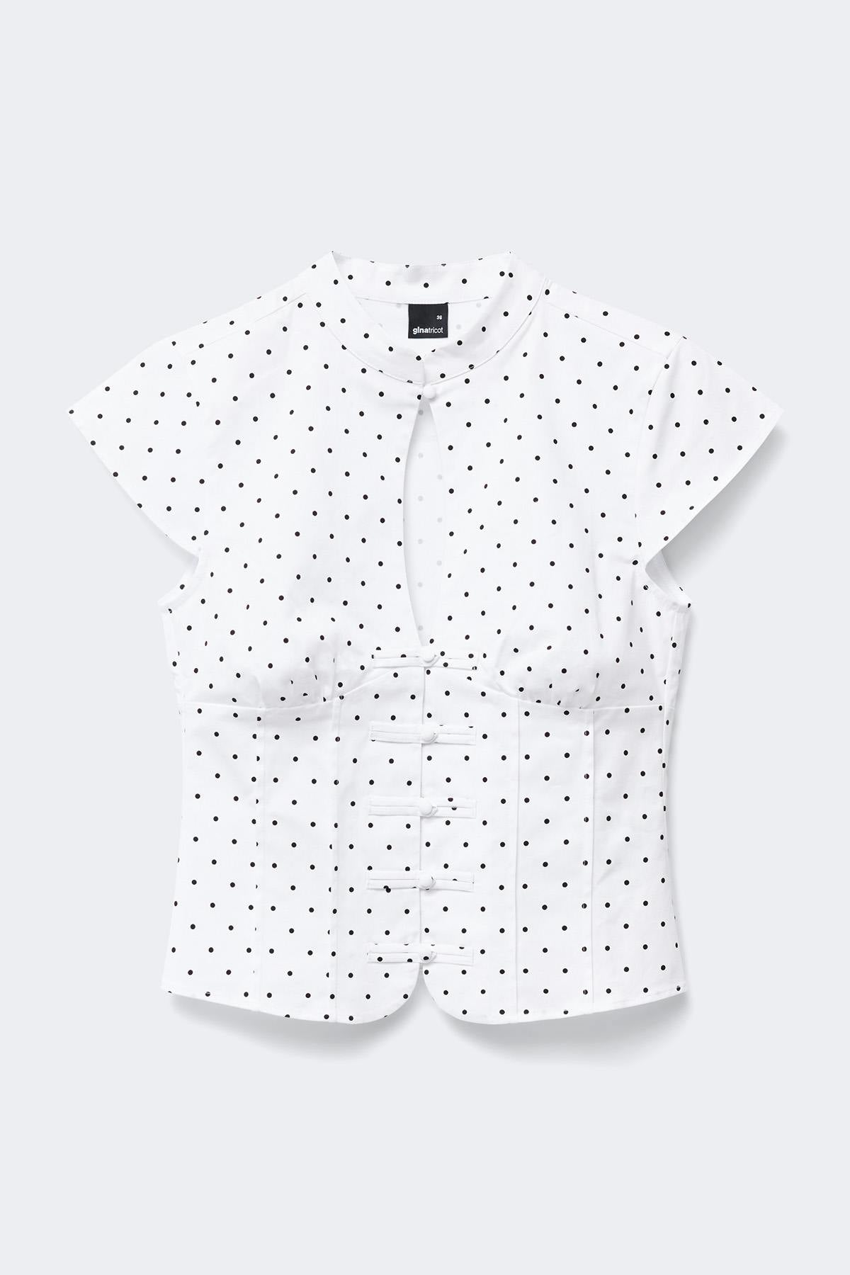 Keyhole top - Bleu clair