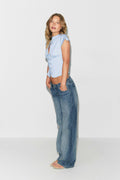 Keyhole top - Warm silver