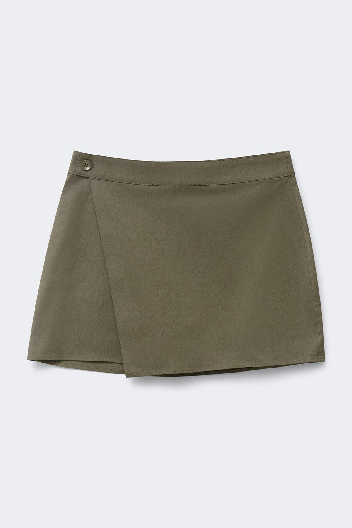 Wrap skirt - Kaki