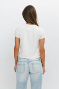 14+ printed tee - Sunny peach