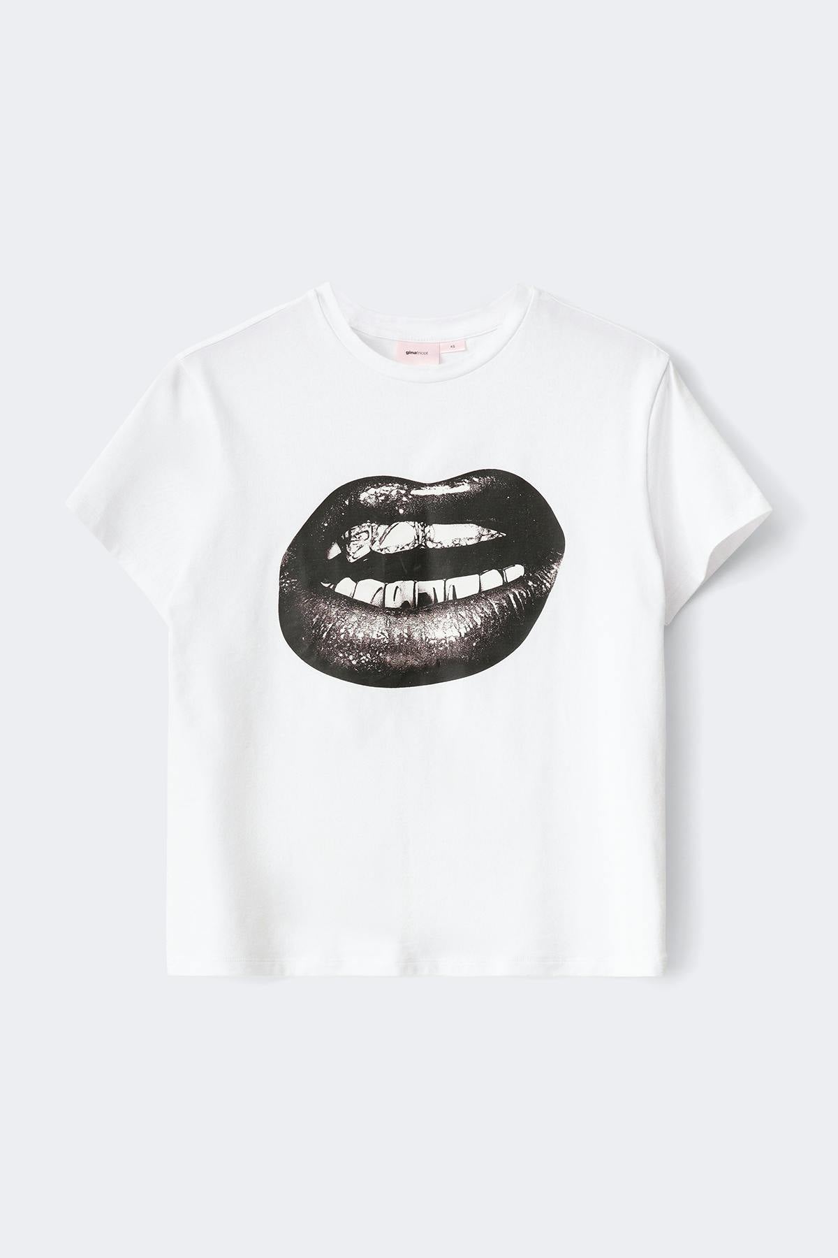 14+ printed tee - Multi check