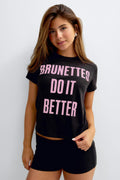 14+ printed tee - Ballet slipper