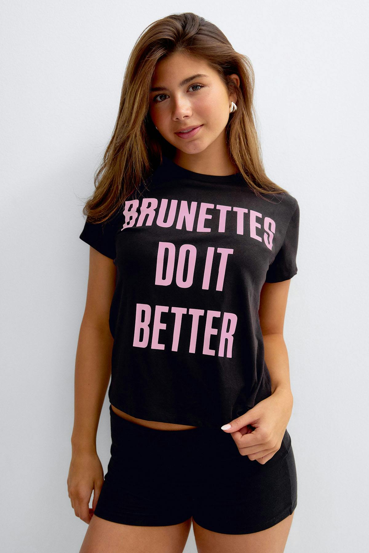 14+ printed tee - Ballet slipper