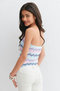 Y bandeau top - Stripe