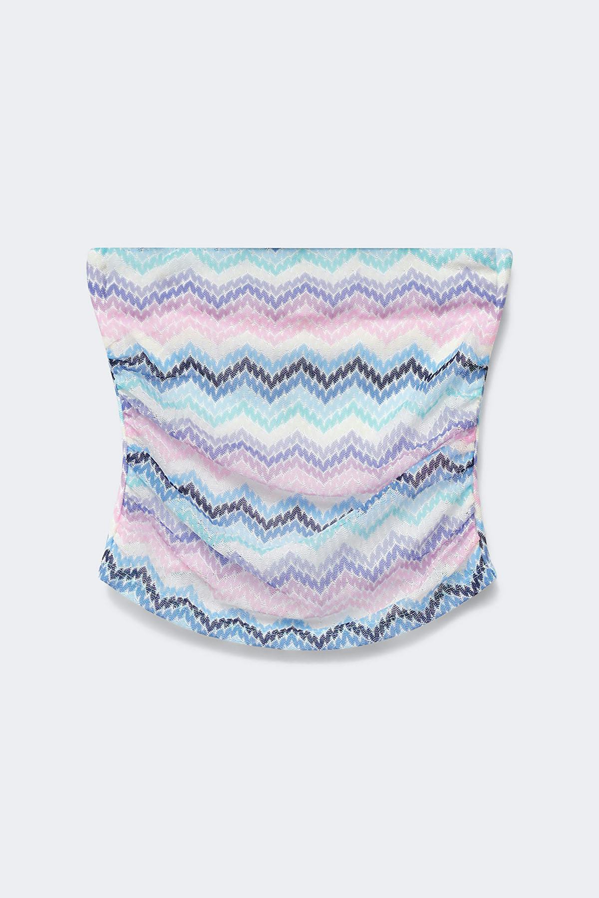 Y bandeau top - Stripe