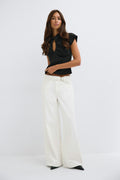 Buckle baggy jeans - Rinse