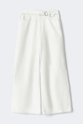 Buckle baggy jeans - Blanc
