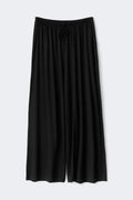 Soft wide loungewear trousers - Noir