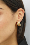 Chunky swirl hoops