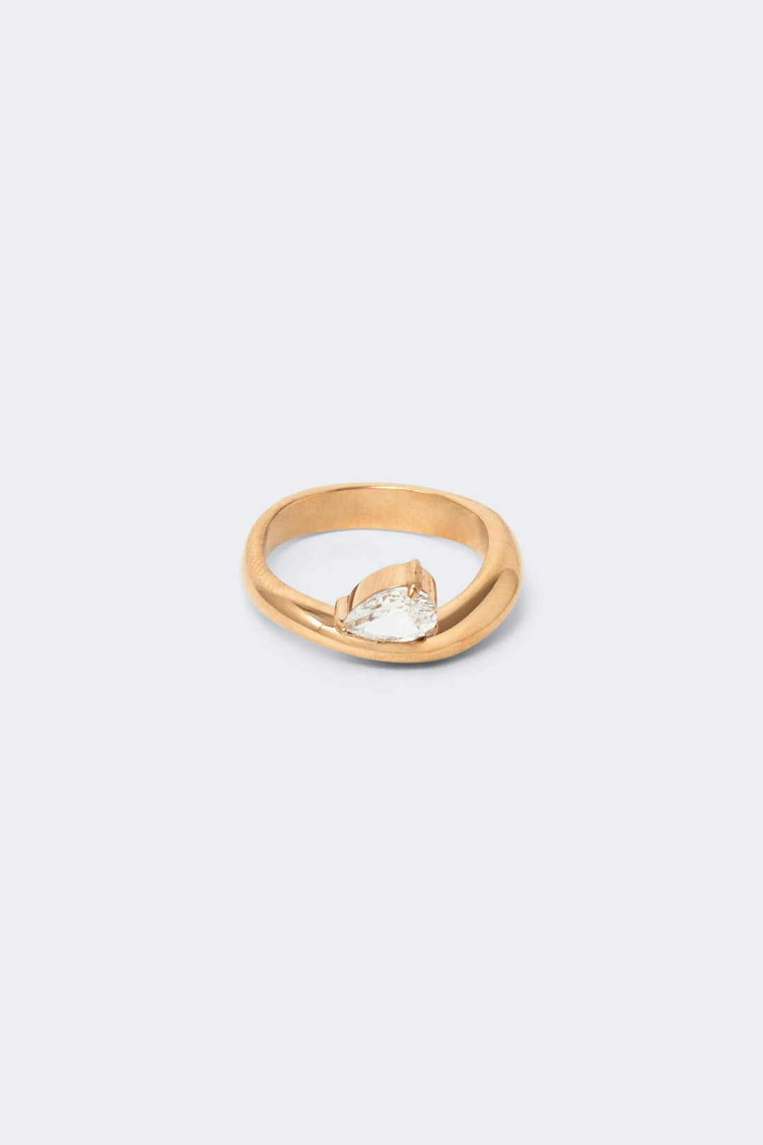 Stainless steel ring - Doré