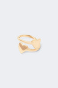 Heart ring - Argent