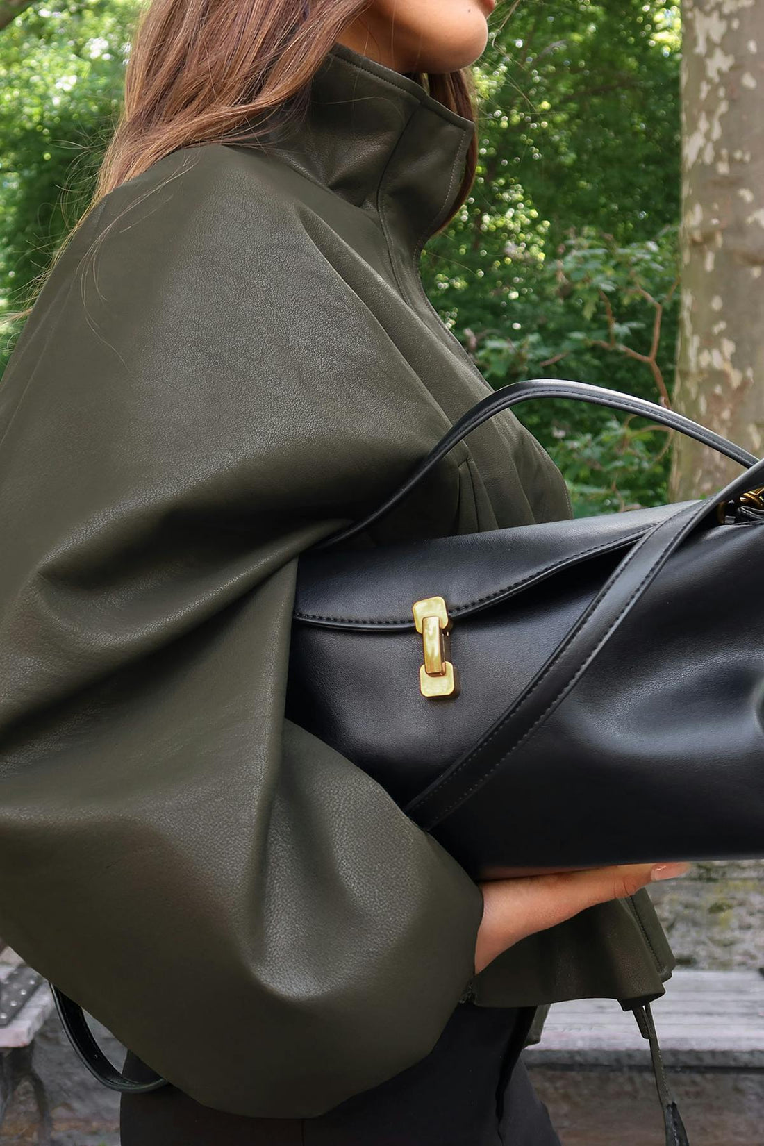 Envelope slouchy bag - Noir