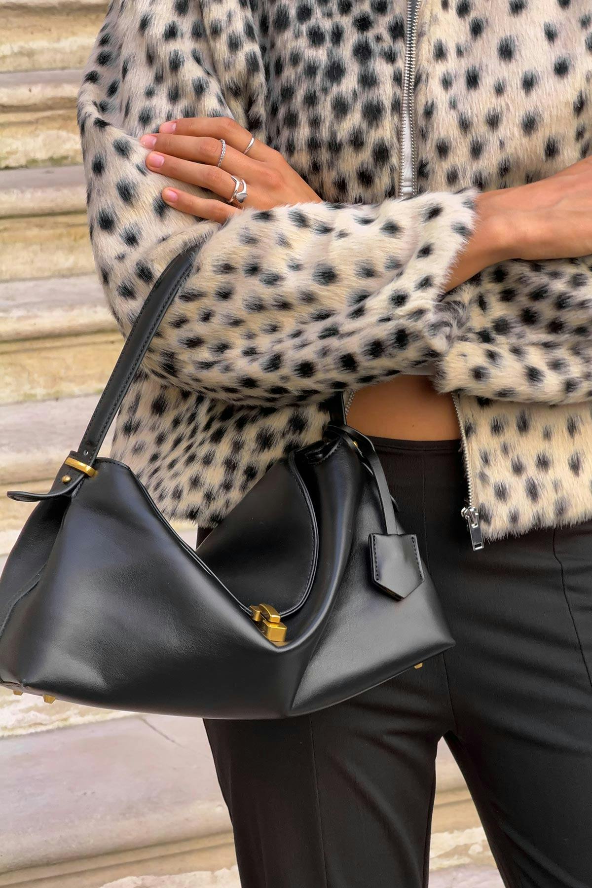 Envelope slouchy bag - Noir