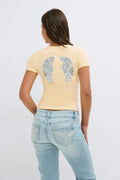 Y printed tee - Flan