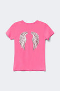 Y printed tee - Rose