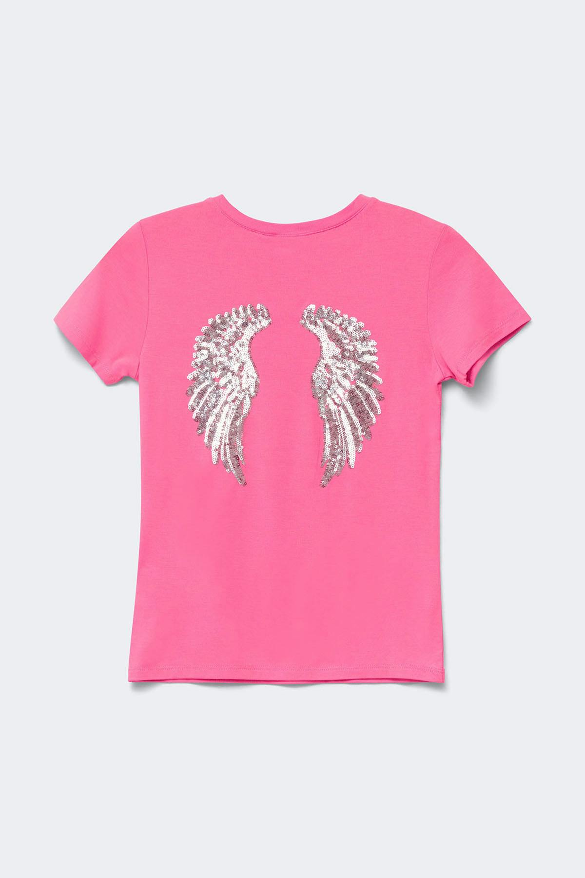 Y printed tee - Rose