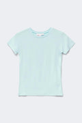 Y printed tee - Ice blue