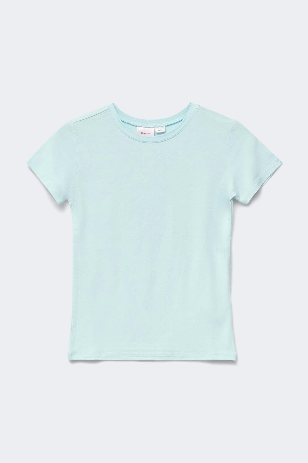 Y printed tee - Ice blue