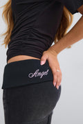Y lowkey folded jeans - Offblack