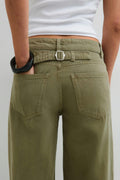 Wide workwear jeans - Blanc cassé