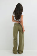 Wide workwear jeans - Blanc cassé