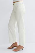 Crush cropped jeans - Kaki