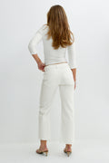 Crush cropped jeans - Kaki