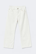 Crush cropped jeans - Blanc