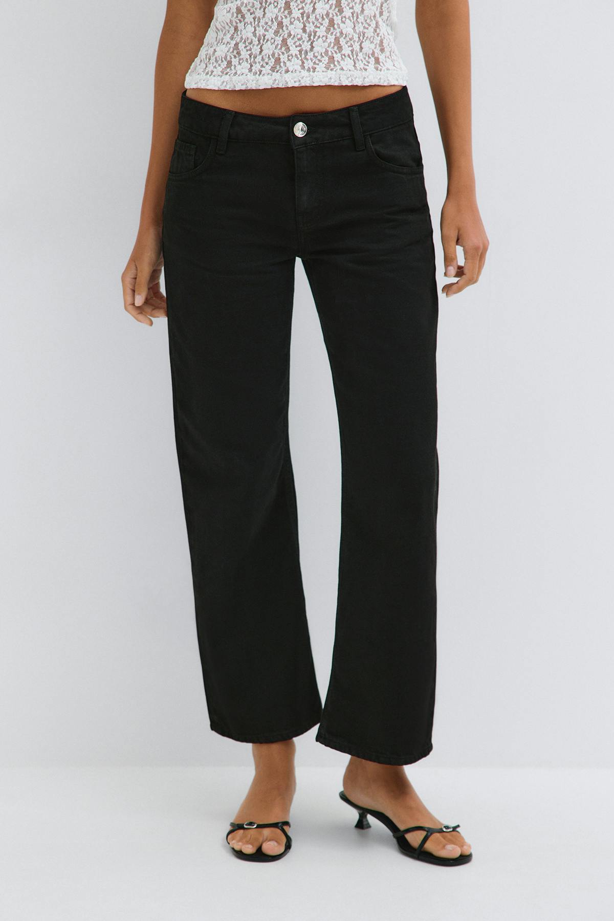 Crush cropped jeans - Blanc