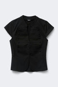 Shaped utility top - Noir