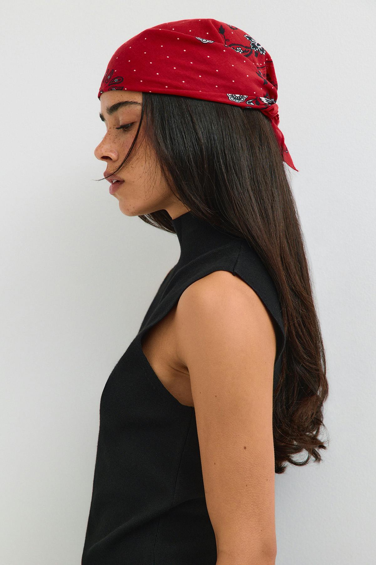 Cotton bandana scarf